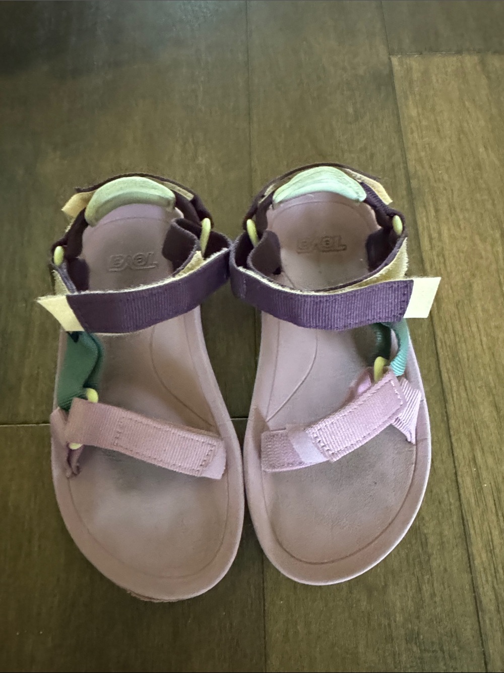 Teva Lavender and Purple Adjustable Kids Sandals